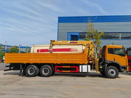 340HP FAW J6M Mobile Crane Truck 6X4: UNIC Crane for Sale or Lease