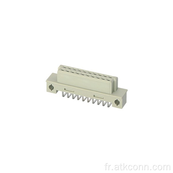 Plug à angle droit à 20 broches DIN 41612 / IEC 60603-2 Connecteurs