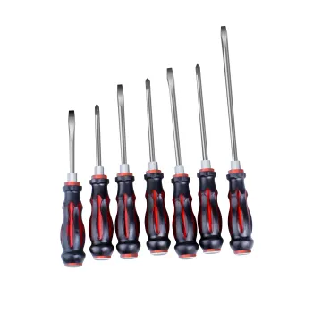 Professional Multi-Function Hand Screwdriver Tool Set with CRV Steel Bits, Including a Convenient Bag and Handle