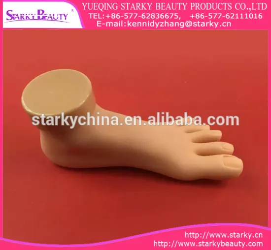 high quality soft practice foot nail trainer foot