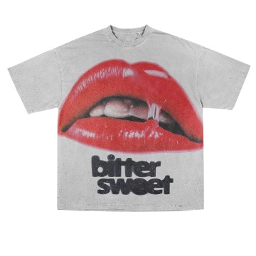 Custom Printed Acid Wash T-Shirts: Men's Oversized 300 GSM Heavyweight Graphic Tees