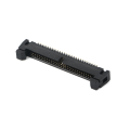 Short ear buckle black Box Header 1.27mm