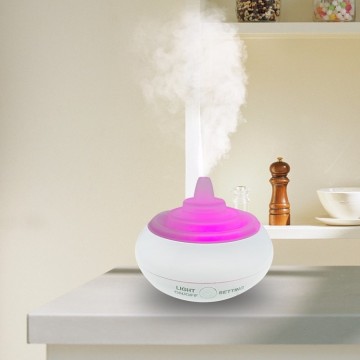 Ultrasonic Aromatherapy Diffuser with Speaker, Coffee Wood Finish