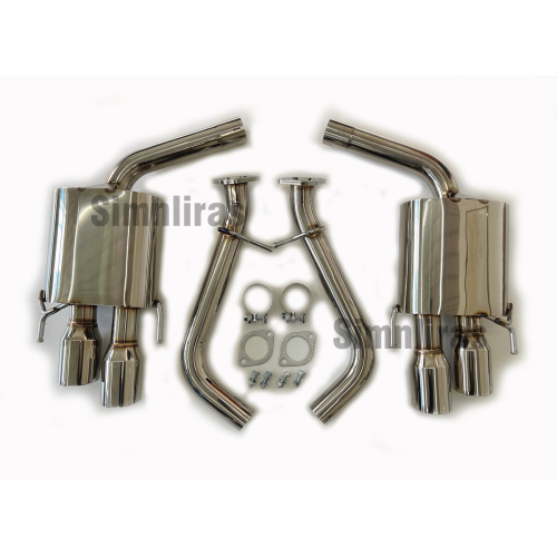 Edelstahl-Achsen-Rücken-Auspuffkit für Lexus RC200/RC350 2015-22 Bolt ON