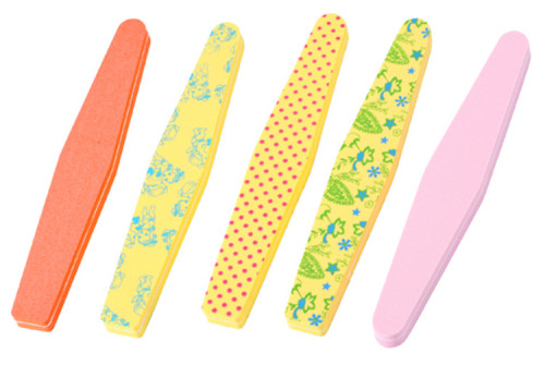 Custom Printed Diamond Shape Sponge Nail File 100/180