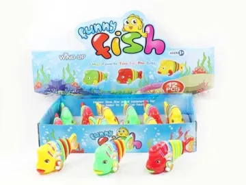 lovely promotional wind up toy swimming fish 10166648