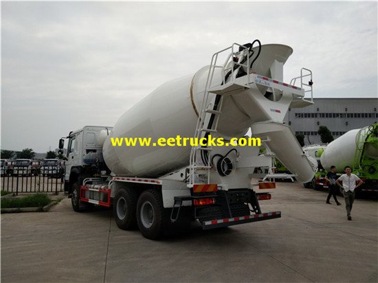 HOWO 10000 Liters Beton شاحنات نقل