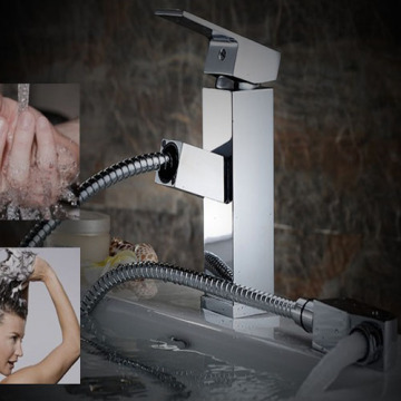 2015 New Bathroom Hot Water Facet Drawing Brass Basin Faucet
