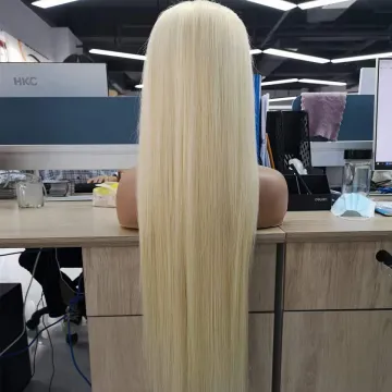 Factory Outlet Wholesale Blonde 613 Lace Front Wigs ,613 Transparent Lace Frontal Wig,613 Honey Blonde Lace Wig Human Hair Wigs