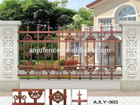 AJLY-905 Custom designs Aluminum small garden fence