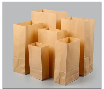 Full printing food packaging paper bags