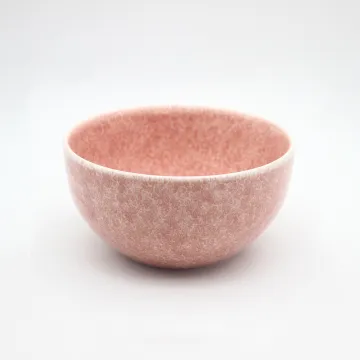 Vajilla Hotel Restaurant Hotel Used 4" Contain Saucer Dish bowls Reactive glaze Home 4.5" Inch Ceramic Rice Small bowl