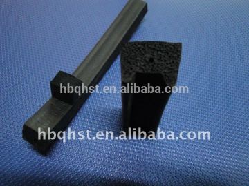made in China!!! non-flammable rubber square edge/EPDM sponge foam strips/edge trim seals