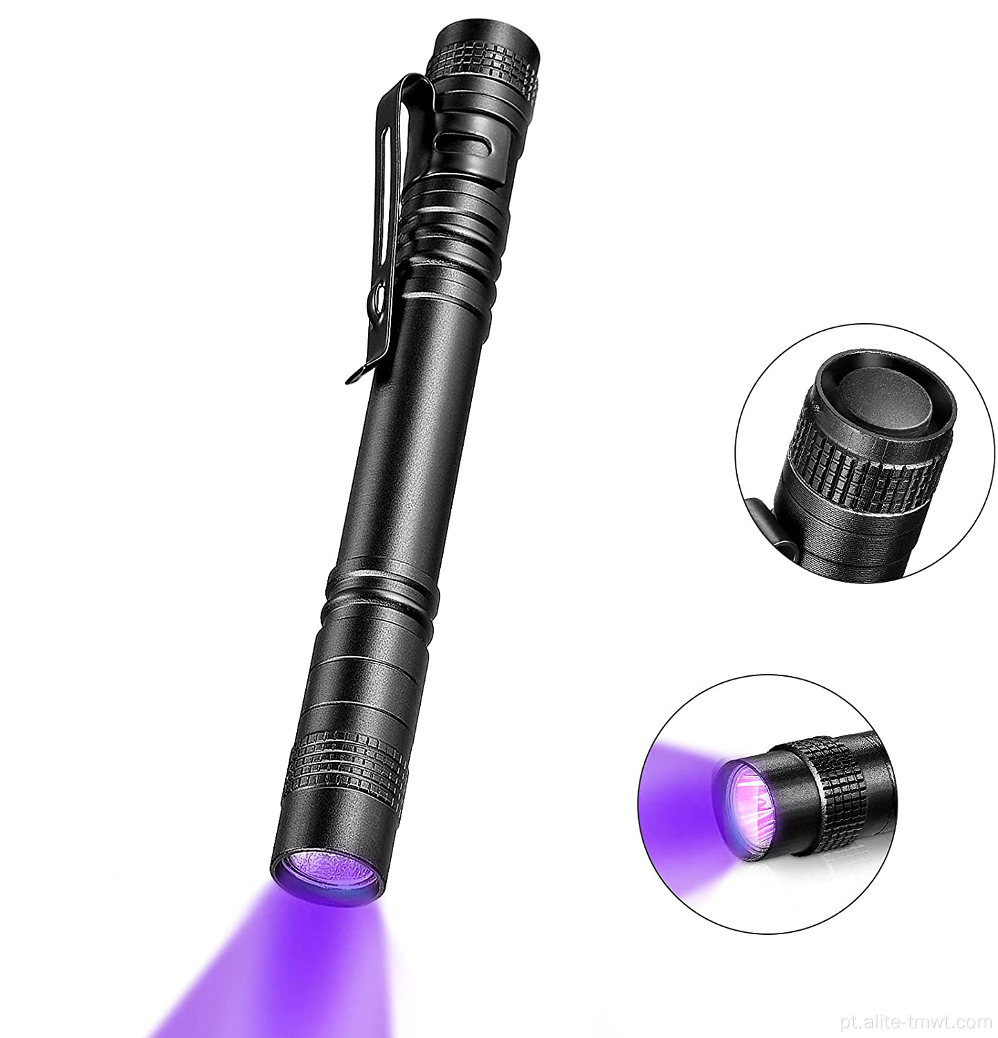 Lanterna de caneta mini -luz de luz branca UV
