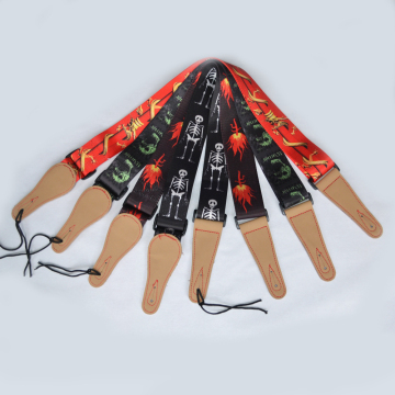 polyester custom bass guitar straps