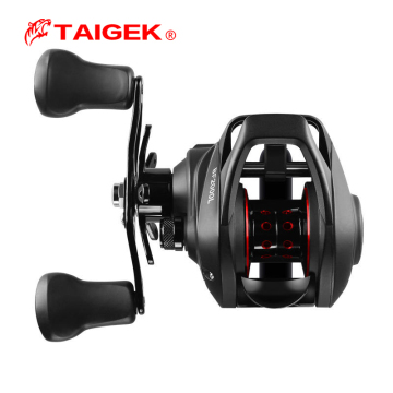 TAIGEK 12+1 Ball Bearings High Speed Magnetic Baitcasting Fishing Reel with 5.5kg Drag Power