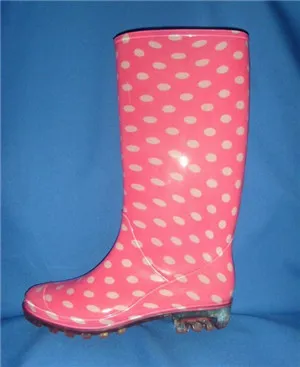 colorful high cut boots safety rain boots PVC boots