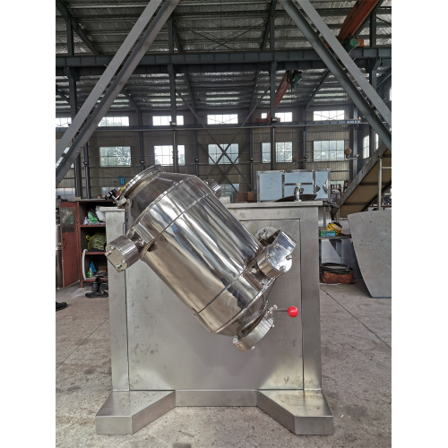 Rotary Pharmaceutical chemical 3D Powder Mixer Machine