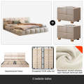 modern milk velvet bedmaster bedroom puff bed