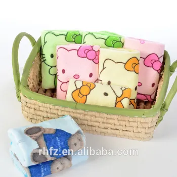 customized printed hand towel cloth edge with pothook