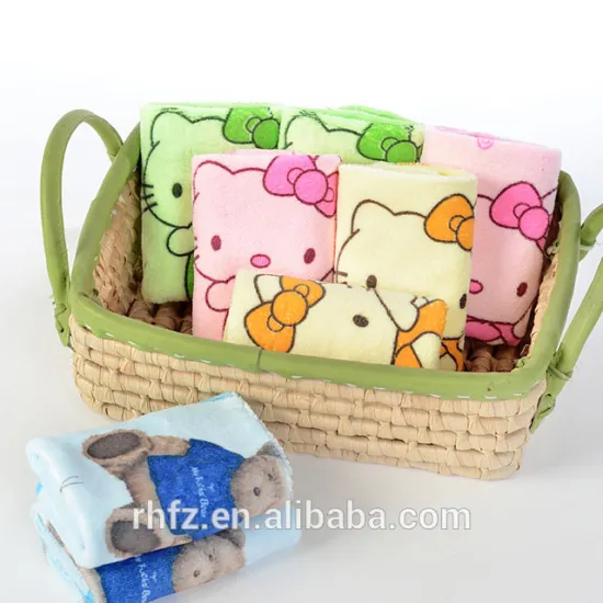 customized printed hand towel cloth edge with pothook