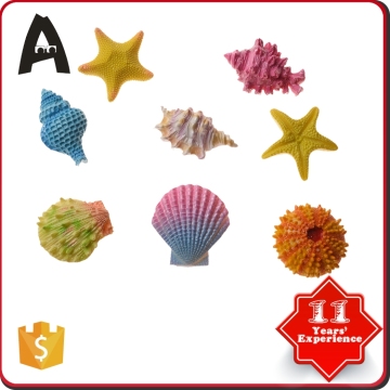 Various models polyresin sea shell shape souvenir sticker fridge Magnet