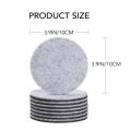 10PCS Felt Protection Pad Cup Anti-Friction Pad Separation Pad Felt Set Pad With Holder Kitchen Mats