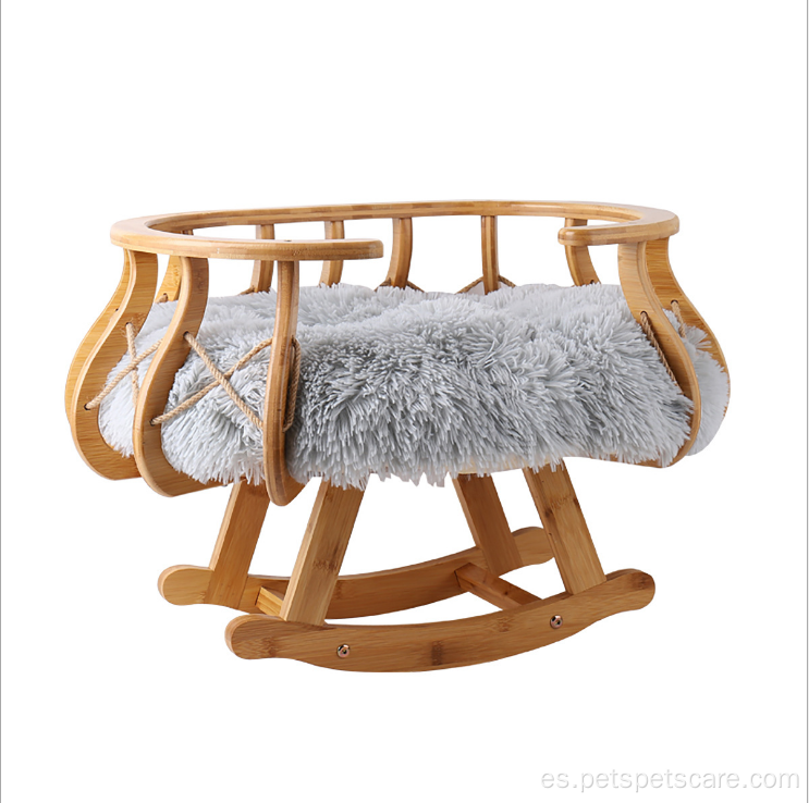 Mesa mecedora Bedera de gato de gato de gato de madera