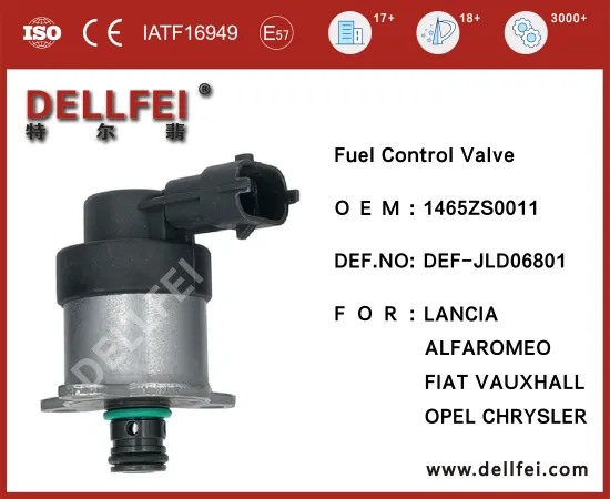 High Quality Fuel Pump Metering Valve 1465ZS0011 for ALFAROMEO,FIAT,LANCIA,OPEL,VAUXHALL,CHRYSLER