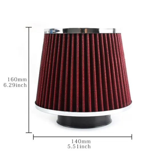 High Flow Air Intake Cartridge Air Filter for KN Engine Auto Spare Part