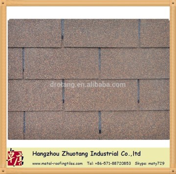 Starfoo brand 3-tab asphalt shingle--brown