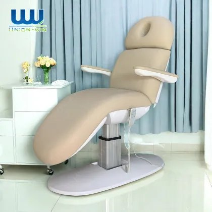 Union Win Beauty Salon Esthetician Furniture - Facial Bed, Electric Cosmetic Eyelash Bed, Luxury Spa Massage Table