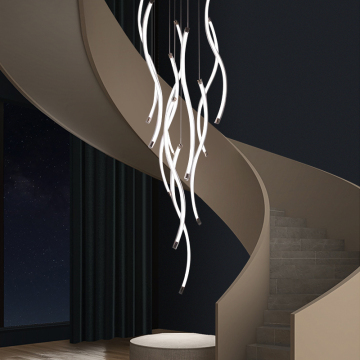 Spiraler Luxusdecke Kronleuchter für moderne dekorative Wohnzimmer