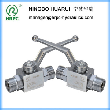 Hydraulic 315bar High Pressure Globe Stop Ball Valve 