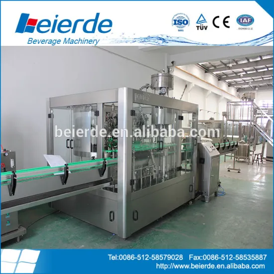 soft-carbonated drink filling machine