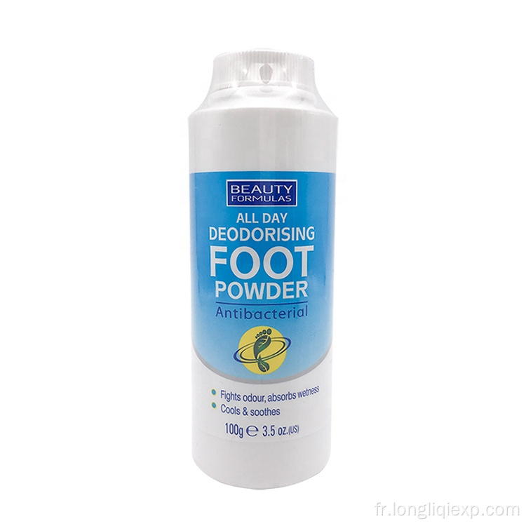 100g de déodorant antifongique en poudre pour les pieds