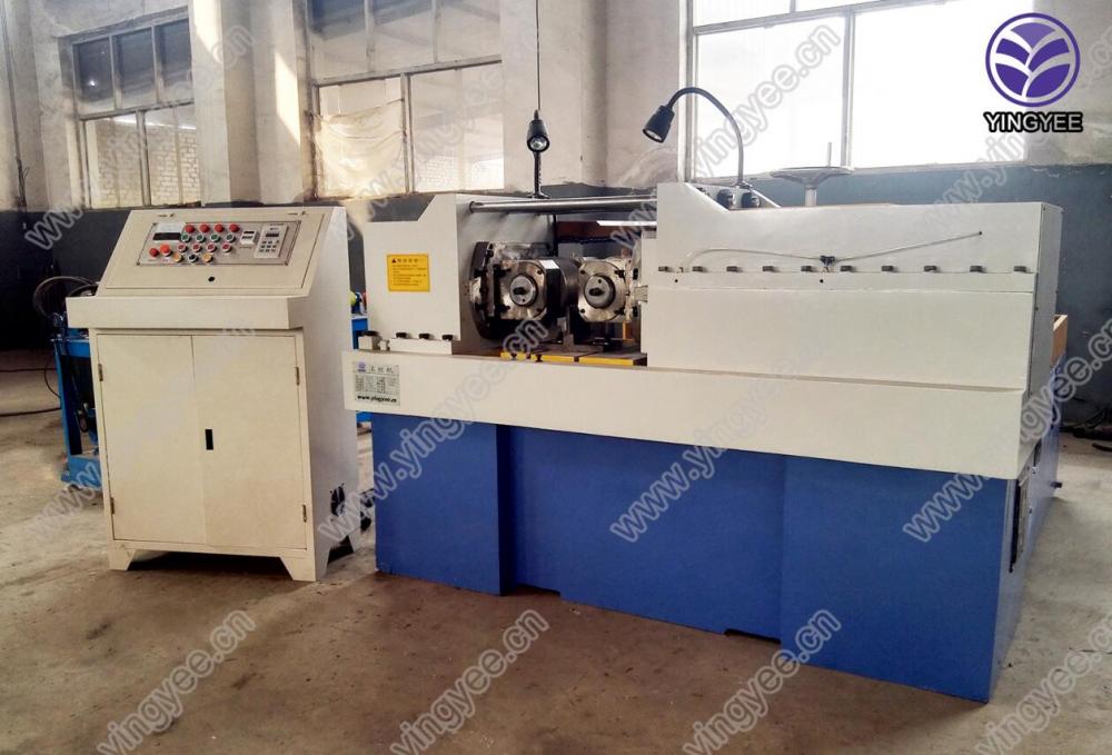 Wood screw thread rolling machine