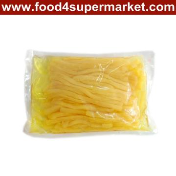 Pickled Radish Takuan Oshinko Strip in Plastic Bags 400g for Sushi Raw Material