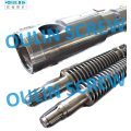 55/120 Double Conical Screw and Barrel, Bimetal Screw with SKD61 Liner Barrel