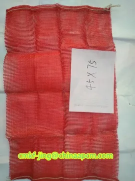 red mesh bag for packing Potato ,Onion and Garlic