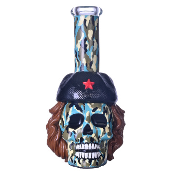 Mofuta oa letsoho la motho oa hulela ea motho lang, Halloween pumpkin, Red Pentagram, Borosilicate Glank, khalase Hookah