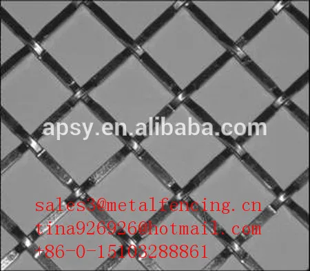 crimped wire mesh /griddle wire mesh/stainless steel crimped wire mesh