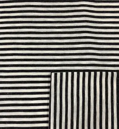 Viscose Linen Rayon Plain Dyed Stripes Clothing Fabric
