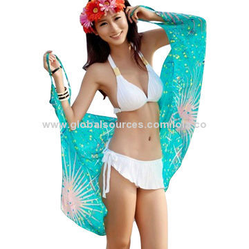 Printed Chiffon Beach Towels, Various Colors are Available, OEM Orders are WelcomeNew