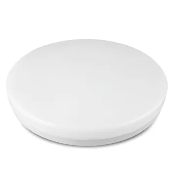 Round emergency ceiling light for stairs