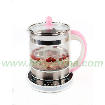 New glass kettle, multifunction cooker, touch screen base, controller