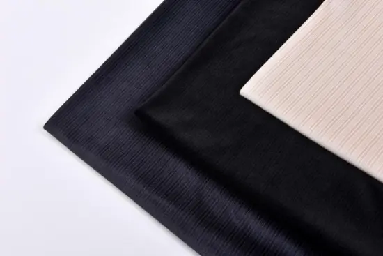 smooth vertical bar fleece fabric