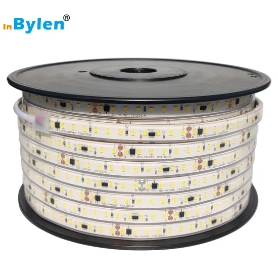 Outdoor Waterproof 2835 Silicone Extrusion LED Strip Light AC 220V/230V IP66/IP67 Ra80/Ra90