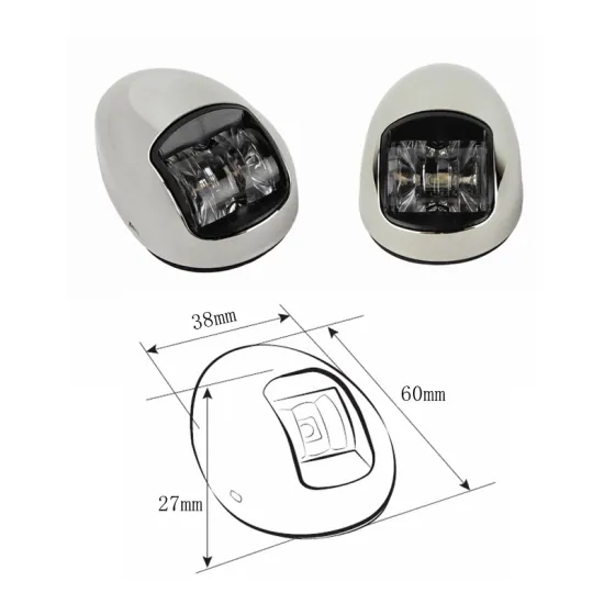Waterproof LED Signal Lights for Speedboats and Fishing Boats