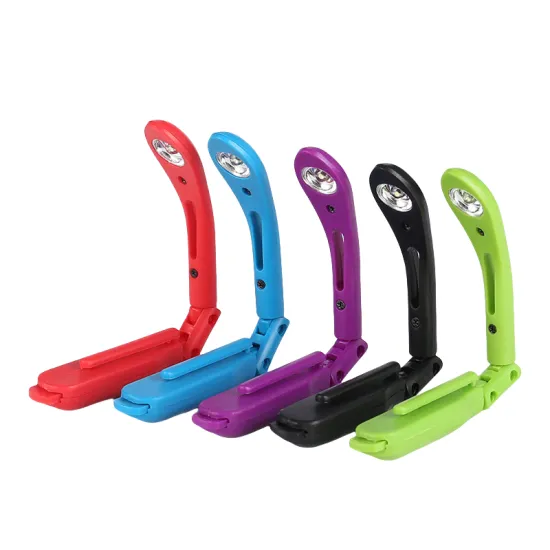 Mini Battery-Powered LED Clip-On Book Lamp
